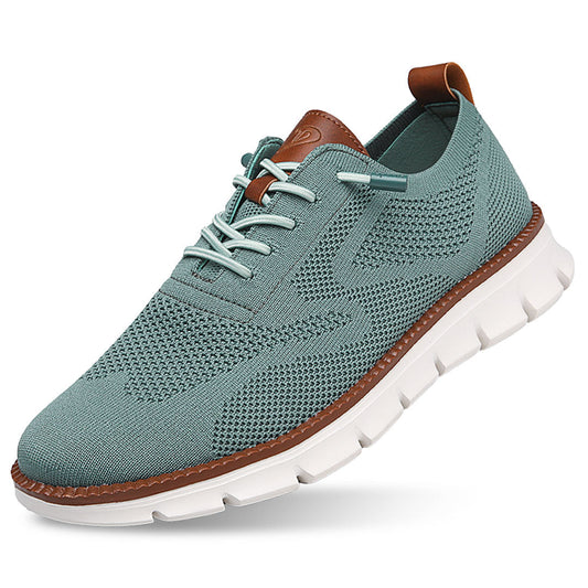 Ashburn - Urban Oxford Breathable Comfort Trainers Limited Edition - Green