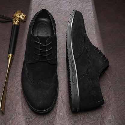 Ashburn - Derby Premium Leather Comfort Shoes for Men – Deep Black