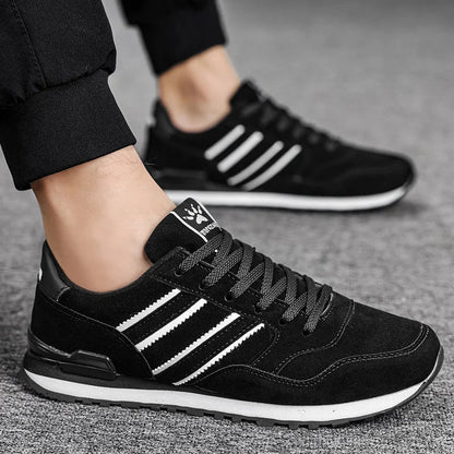 Ashburn - Evotrack Classico Retro Premium Trainer for Men – Black