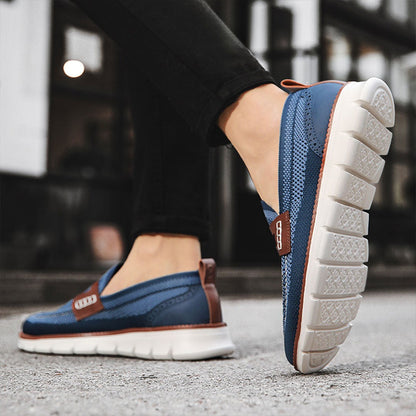 Ashburn - Mayfair Elegant & Comfortable Loafers for Men – Blue