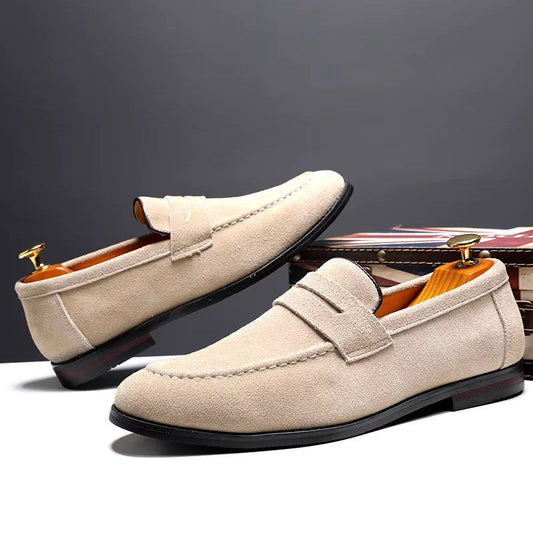 Ashburn - Marlow Suede Dress Shoe Ultra-Elegant & Comfortable – Beige
