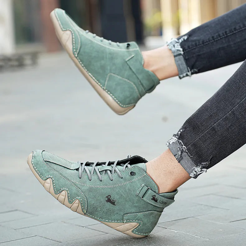 Ashburn - Waterproof Winter Orthopaedic Trainers – Green