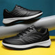 Ashburn - Apex Premium Leather Trainer for Men – Black