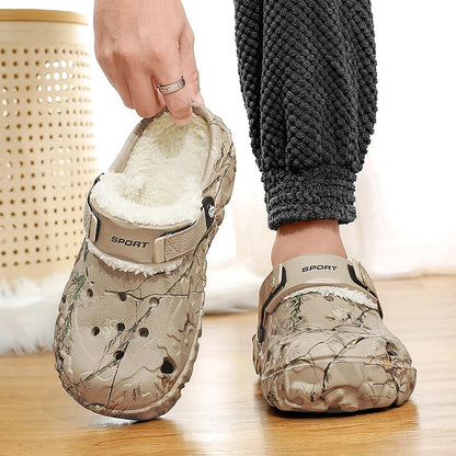 Ashburn - Camo Padded Comfortable Clogs – Khaki