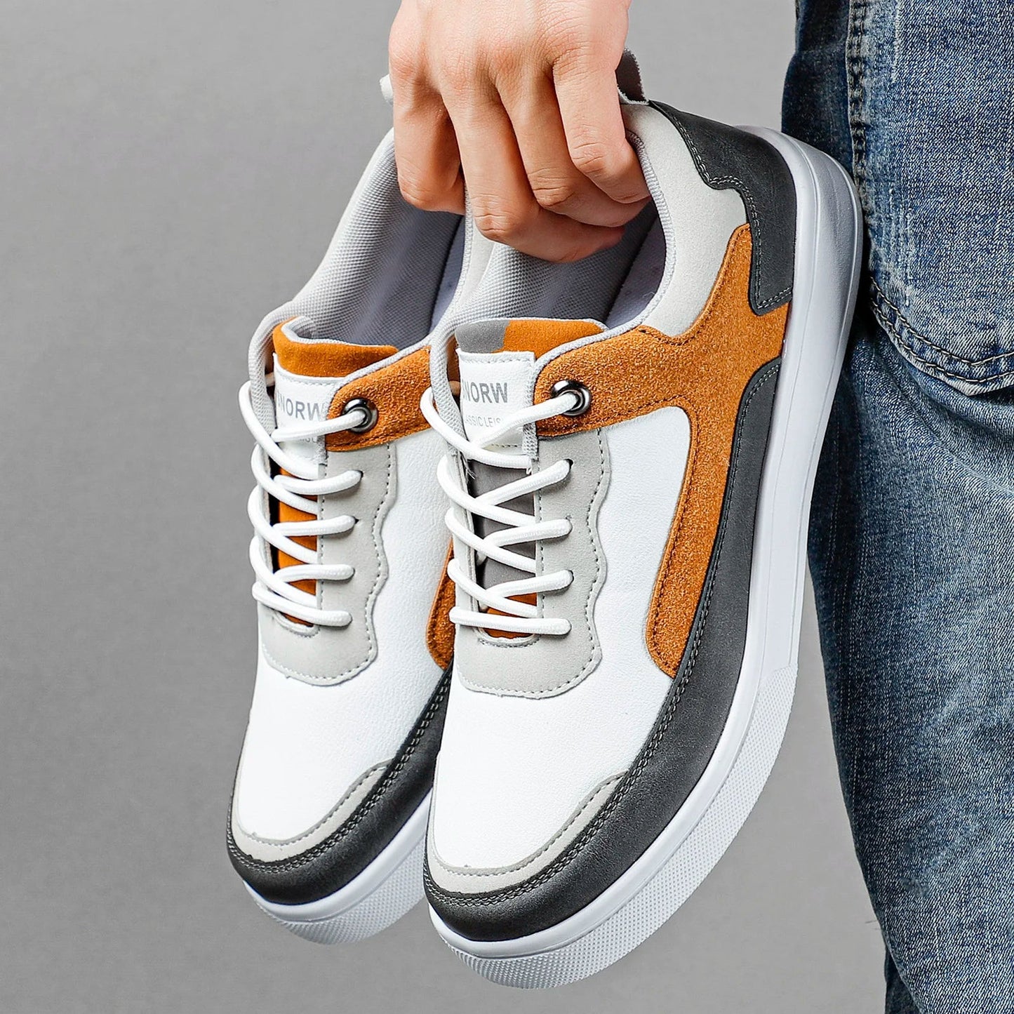 Ashburn - High Street Elegant Comfortable Trainer for Men – Brown