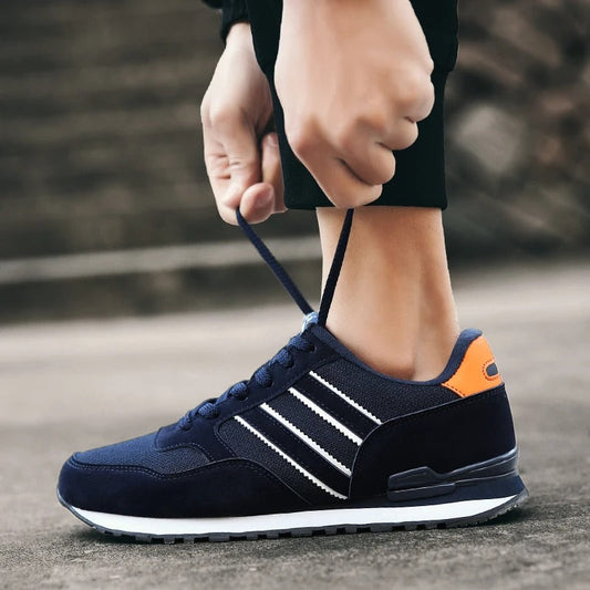 Ashburn - Evotrack Classico Retro Premium Trainer for Men – Blue