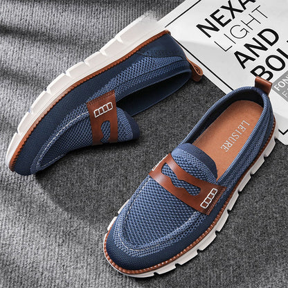 Ashburn - Mayfair Elegant & Comfortable Loafers for Men – Blue