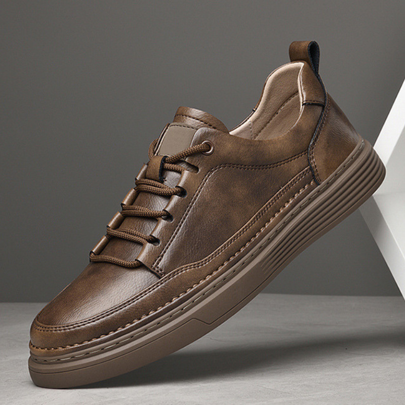 Ashburn - Milano Casual Trainers for Everyday Comfort & Style – Brown