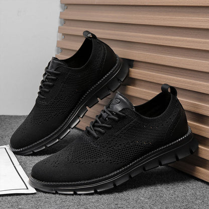 Ashburn - Flexknite Everyday Breathable Trainers – Black