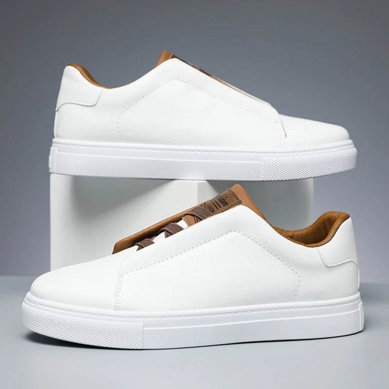 Ashburn - Lusso Artisan Ultra Comfortable Smart Casual Traine – White