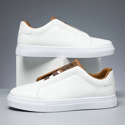 Ashburn - Lusso Artisan Ultra Comfortable Smart Casual Traine – White