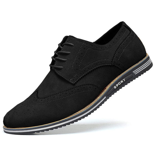 Ashburn - Derby Premium Leather Comfort Shoes for Men – Obsidian Black
