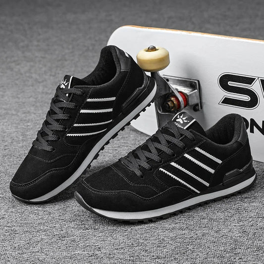 Ashburn - Evotrack Classico Retro Premium Trainer for Men – Black