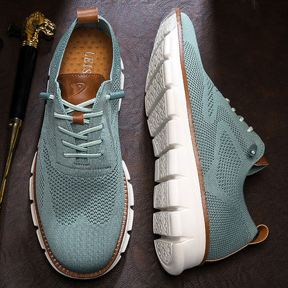 Ashburn - Urban Oxford Breathable Comfort Trainers Limited Edition - Green