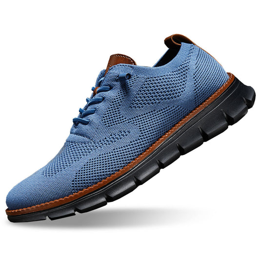 Ashburn - New Urban Oxford Blackout Trainers Limited Edition - Blue
