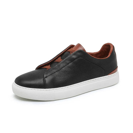 Ashburn - Lusso Artisan Ultra Comfortable Smart Casual Traine – Black