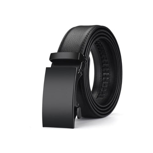 Ashburn - Elegant Premium Leather Belt - Black