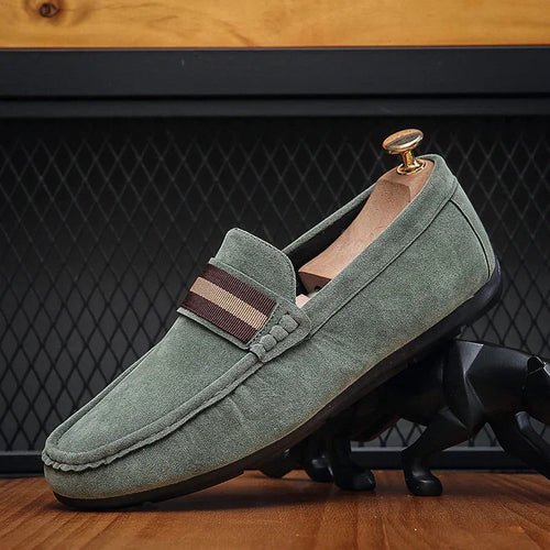 Ashburn - Rafael Men's Loafers with Elegant Comfort – Green