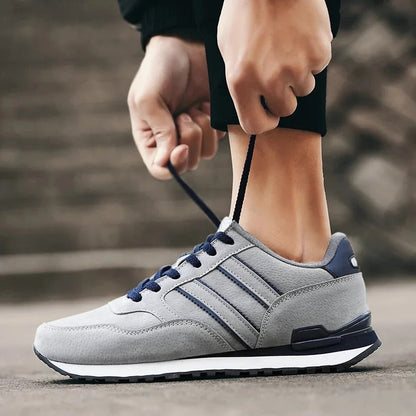 Ashburn - Evotrack Classico Retro Premium Trainer for Men – Gray