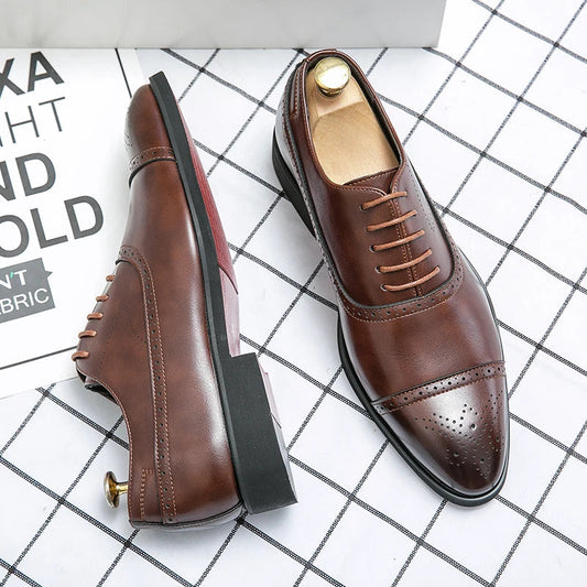 Ashburn - Oxford Royal Dress Shoes with Supreme Comfort – Brown