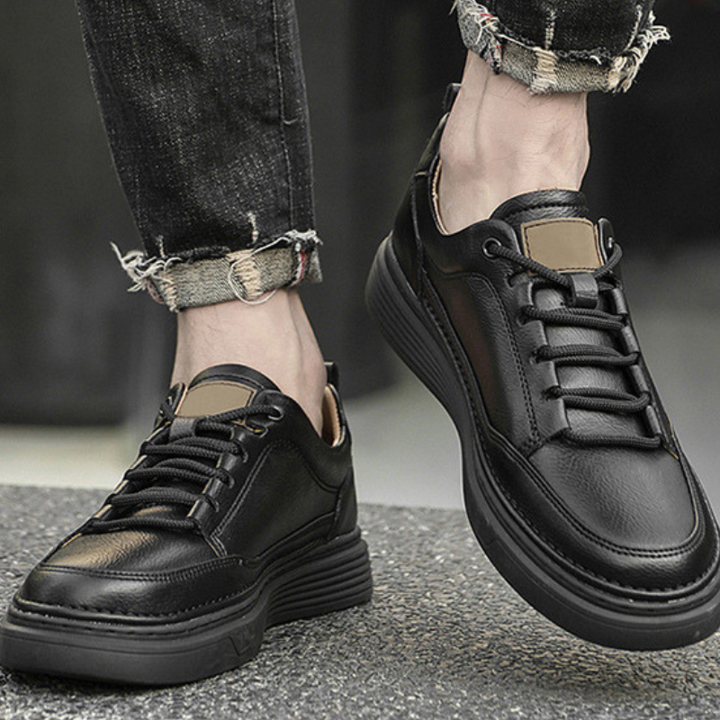 Ashburn - Milano Casual Trainers for Everyday Comfort & Style – Black
