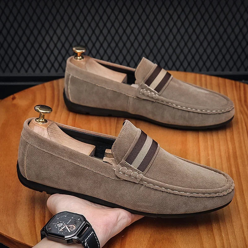 Ashburn - Rafael Men's Loafers with Elegant Comfort – Brown