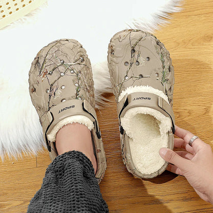 Ashburn - Camo Padded Comfortable Clogs – Khaki