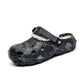 Ashburn - Camo Padded Comfortable Clogs – Black