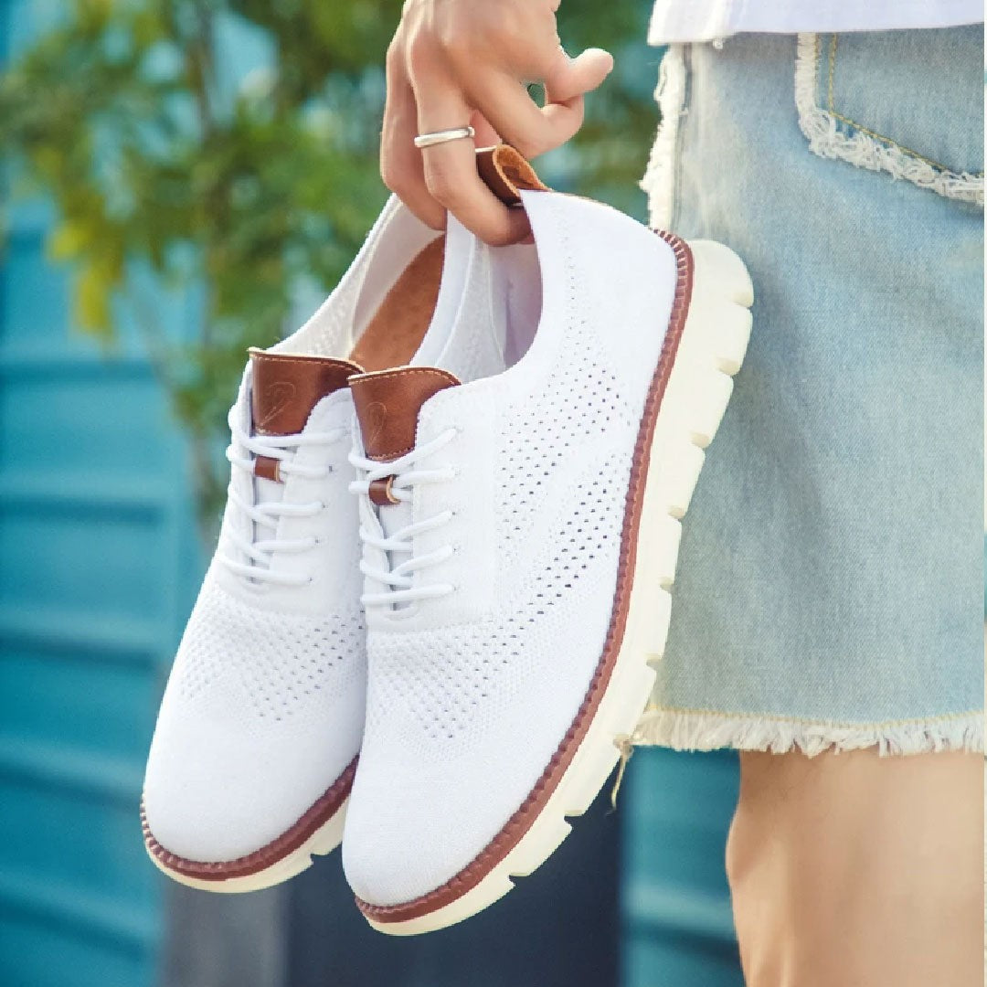 Ashburn - Swift Unisex Everyday Trainers Ultra-Comfortable & Breathable – White