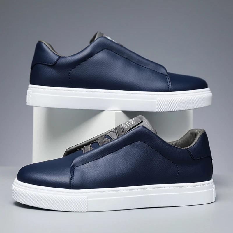 Ashburn - Lusso Artisan Ultra Comfortable Smart Casual Traine – Blue