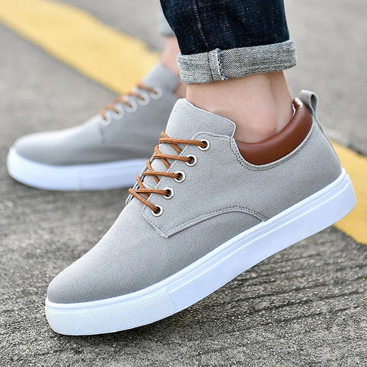 Ashburn - Street Canvas Elegant Everyday Trainer – Gray