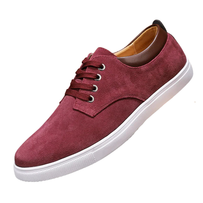 Ashburn - Belmont Casual Comfortable Elegant Trainer for Men – Burgundy