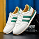 Ashburn - Retro Velocity Premium Smart Casual Trainer – Green