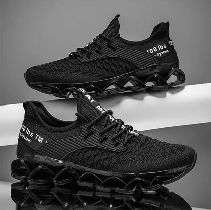 Ashburn - Aeroflex Refined Style Trainers with Comfort – Black